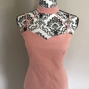 Charlotte Russe Sexy Pink Bodycon Dress
